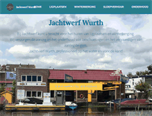 Tablet Screenshot of jachtwerf-wurth.nl